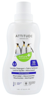 Attitude Ecologisch 2 in 1 Laundry Detergent + Fabric Softener