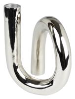 Zuiver Kaarshouder 'Tubo' 18cm, kleur Zilver