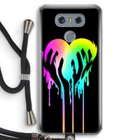 Hold My Heart: LG G6 Transparant Hoesje met koord Hold My Heart: LG G6 Transparant Hoesje met koord