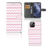iPhone 12 | 12 Pro (6.1") | Telefoon Hoesje | Waves Roze