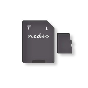 Nedis Geheugenkaart | microSDXC | 64 GB | UHS-I | SD-adapter inbegrepen | 1 stuks - MMSD64100BK MMSD64100BK