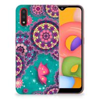 Samsung Galaxy A01 | Hoesje maken | Cirkels en Vlinders