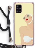 Summer: Samsung Galaxy A51 5G Transparant Hoesje met koord