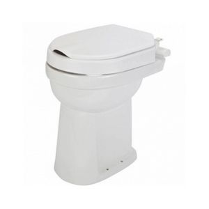 Toiletverhoger Etac Hi-Loo Vastgemonteerd met Deksel 6 cm Wit (draagvermogen tot 150 kg)