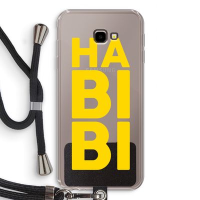 Habibi Majorelle : Samsung Galaxy J4 Plus Transparant Hoesje met koord