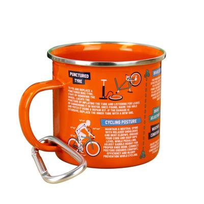 Gift Republic Mok emaille - Emaille Mok - Fietsgids