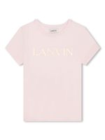 Lanvin Enfant t-shirt en coton à logo imprimé - Rose - thumbnail