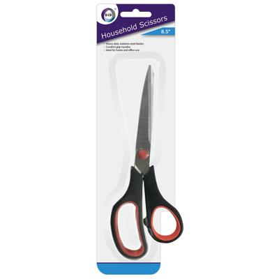 DID Huishoud keuken schaar - metaal/kunststof - 21 cm - Keuken/huis/kantoor - scharen