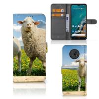 Nokia G50 | Telefoonhoesje | Met pasjeshouder | Schaap en Lammetje