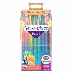 Papermate Flair viltstift Medium Meerkleurig 16 stuk(s)