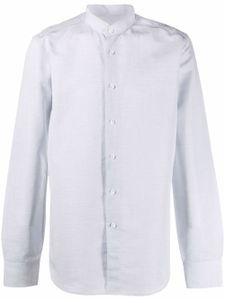 Dell'oglio chemise à design sans col - Gris