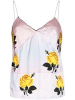 MERYLL ROGGE floral-print ombré tank top - Multicolore