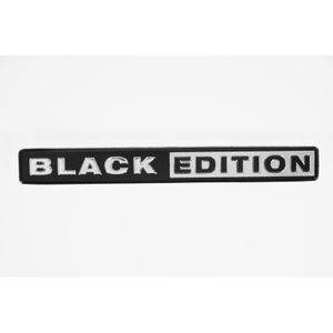 Aluminium Embleem/Logo - BLACK EDITION - 11,8x1,4cm AV233318