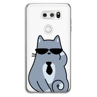 Cool cat: LG V30 Transparant Hoesje