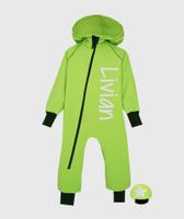 Waterproof Softshell Overall Comfy Lemongrass Jumpsuit - thumbnail