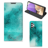 Bookcase Samsung Galaxy A32 5G Painting Blue - thumbnail