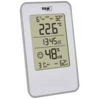 TFA Dostmann Digitales Thermo-Hygrometer Thermo- en hygrometer Wit - thumbnail