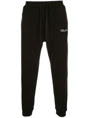 Delantic pantalon de jogging à logo brodé - Noir