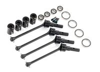 Driveshafts, steel constant-velocity (assembled), front or rear (4) (TRX-8950X)