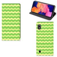 Samsung Galaxy A10 | Hoesje met Magneet | Waves Green