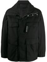 Givenchy imperméable à capuche - Noir