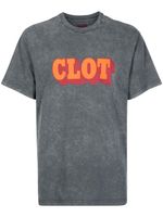 CLOT t-shirt à logo imprimé - Gris