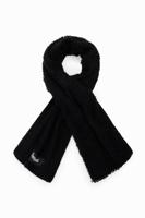 Lange bouclé sjaal - BLACK - U