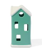 HEMA Theelichthouder huisje groen (groen)