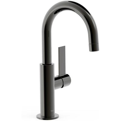 Wastafelkraan Tres Project | Opbouw | Draaibare uitloop | Mengkraan | Standaard model | 1-hendel | Rond | Black metal