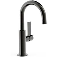 Wastafelkraan Tres Project | Opbouw | Draaibare uitloop | Mengkraan | Standaard model | 1-hendel | Rond | Black metal