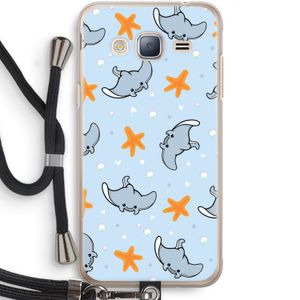 Manta: Samsung Galaxy J3 (2016) Transparant Hoesje met koord