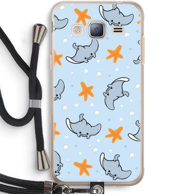 Manta: Samsung Galaxy J3 (2016) Transparant Hoesje met koord