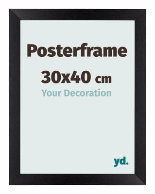 Posterlijst 30x40cm Zwart Mat MDF Parma Posterlijst 30x40cm Zwart Mat MDF Parma