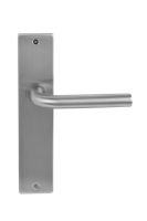 Deurklink Trevo rvs basis op langschild
