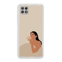 Fresh coffee: Samsung Galaxy A22 4G Transparant Hoesje