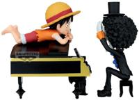 One Piece WCF Log Stories Figure - Monkey D. Luffy and Brook