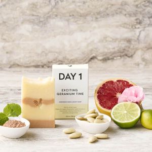 Day 1 Exciting Geranium Time - Hand & Body Soap Bar