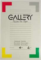 Gallery tekenpapier, 120 g, ft 29,7 x 42 cm, A3, houtvrij papier, blok van 24 vel