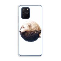 Yin Yang Wolves: Samsung Galaxy Note 10 Lite Transparant Hoesje
