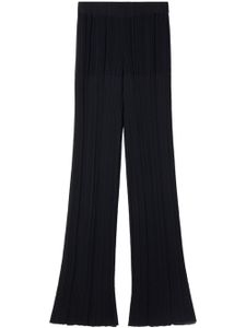 Stella McCartney straight-leg plissé-effect trousers - Noir