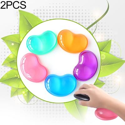 MONTIAN 2 stuks transparante Silicone Bracer hart-vormige muis pols Supporter willekeurige kleur levering