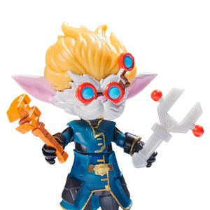 League of Legends - Dual Cities-pakket met unieke Jinx Heimerdinger Vi Caitlyn en Ekko actiefiguren van 10 cm met accessoires