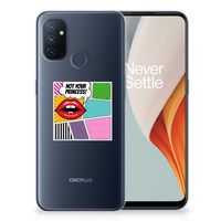 OnePlus Nord N100 Silicone Back Cover Popart Princess - thumbnail