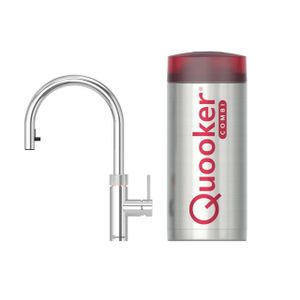Quooker flex kokendwaterkraan - draaibare & uittrekbare uitloop - Combi+ reservoir - Warm / kokend water - Chroom 22+XCHR