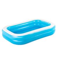 Bestway opblaasbaar zwembad 262x175x51 cm blauw/wit