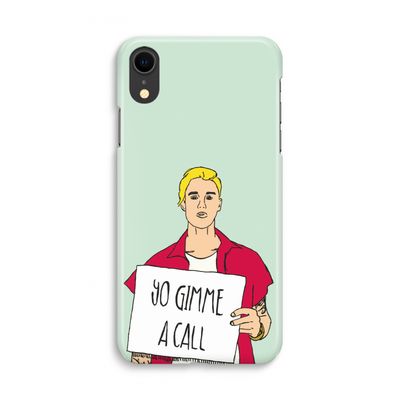 Gimme a call: iPhone XR Volledig Geprint Hoesje