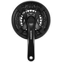 Shimano crankstel tourney cg triple 24-34-42 170mm zw. -4mm