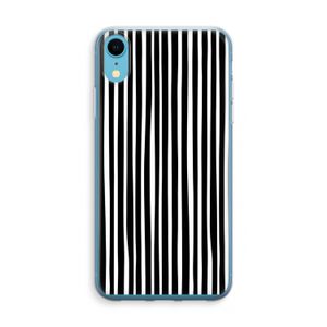 Stripes: iPhone XR Transparant Hoesje