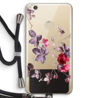 Mooie bloemen: Huawei Ascend P8 Lite (2017) Transparant Hoesje met koord