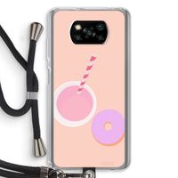 Donut: Xiaomi Poco X3 NFC Transparant Hoesje met koord